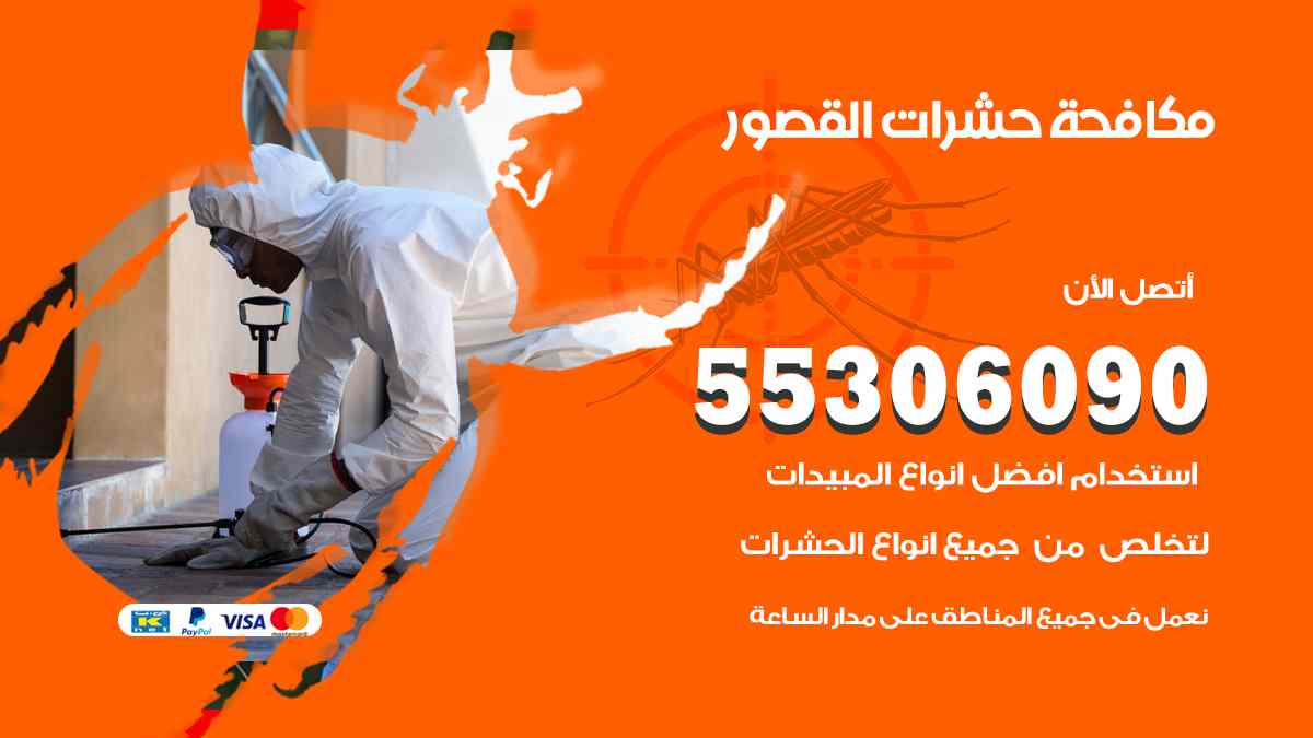 شركة مكافحة حشرات وقوارض في القصور