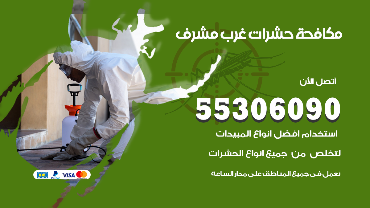 شركة مكافحة حشرات وقوارض في غرب مشرف
