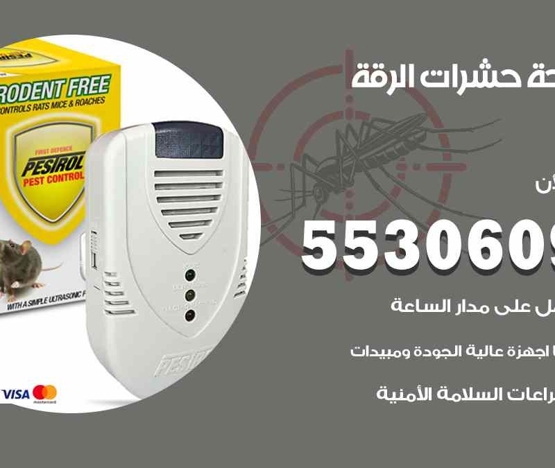 مكافحة حشرات الرقة 55306090 شركة مكافحة و رش حشرات وقوارض